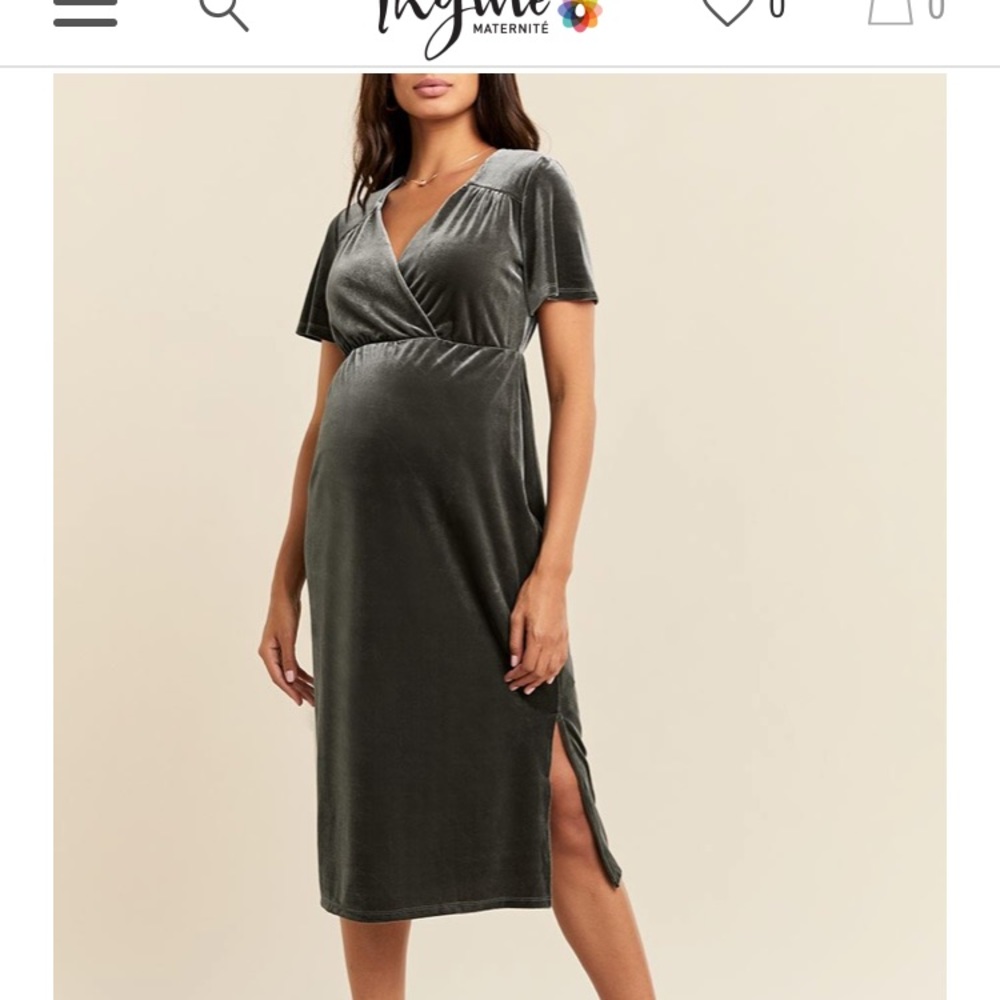 Thyme velvet dress